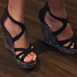 A closer look at my Platform Wedges with Lace Details, which I've received a lot of compliments for