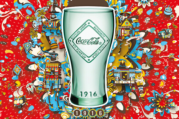 Coca-Cola Glasses 2015 Poster