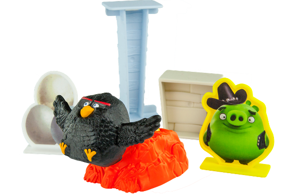 Angry Birds' Bomb Character Launcher